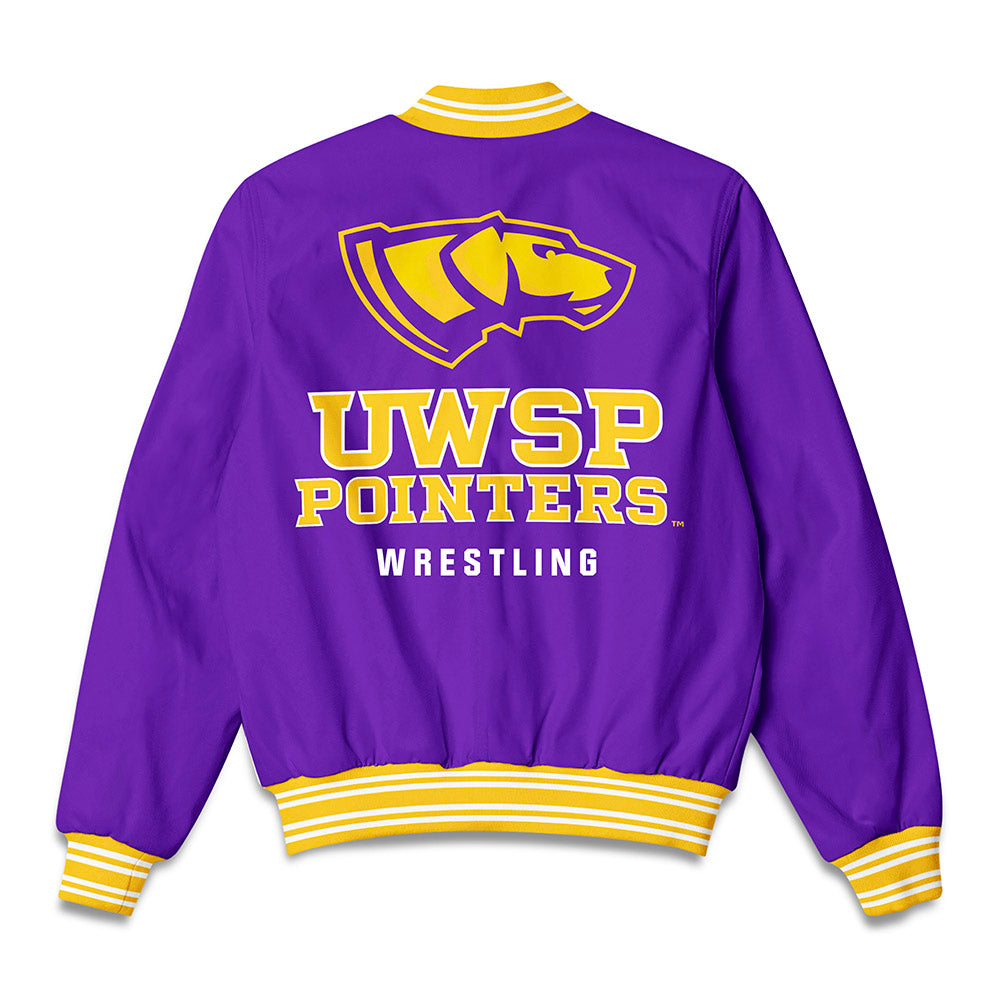 UWSP - NCAA Wrestling : Joseph Kelley - Bomber Jacket-1