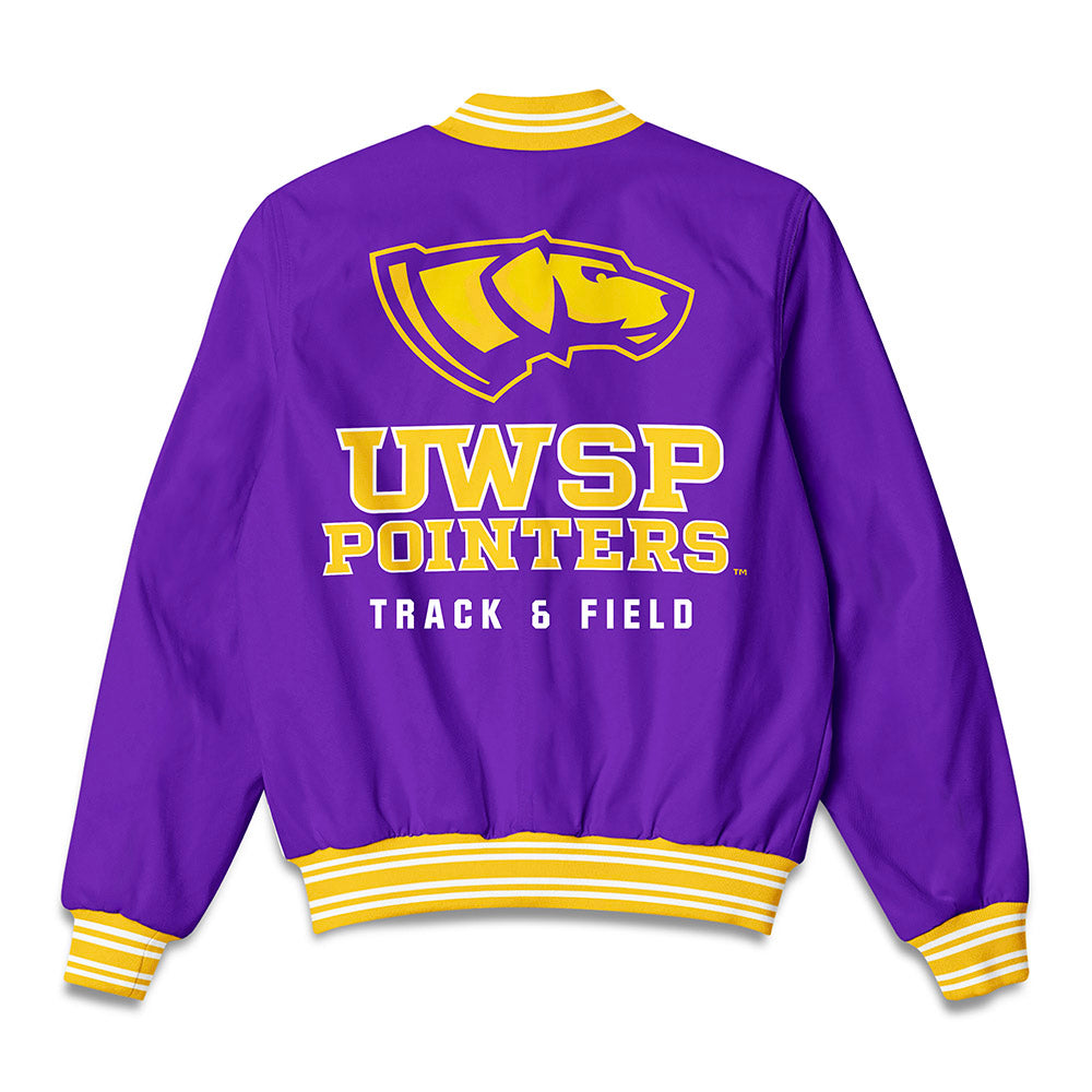 UWSP - NCAA Women's Track & Field : Brooklyn Hoff - Bomber Jacket-1