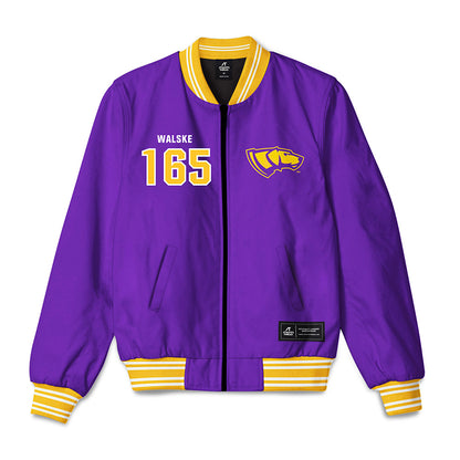 UWSP - NCAA Wrestling : Kyler Walske - Bomber Jacket-0