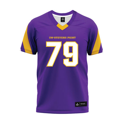 UWSP - NCAA Football : Daniel Zdroik - Purple Premium Football Jersey-0