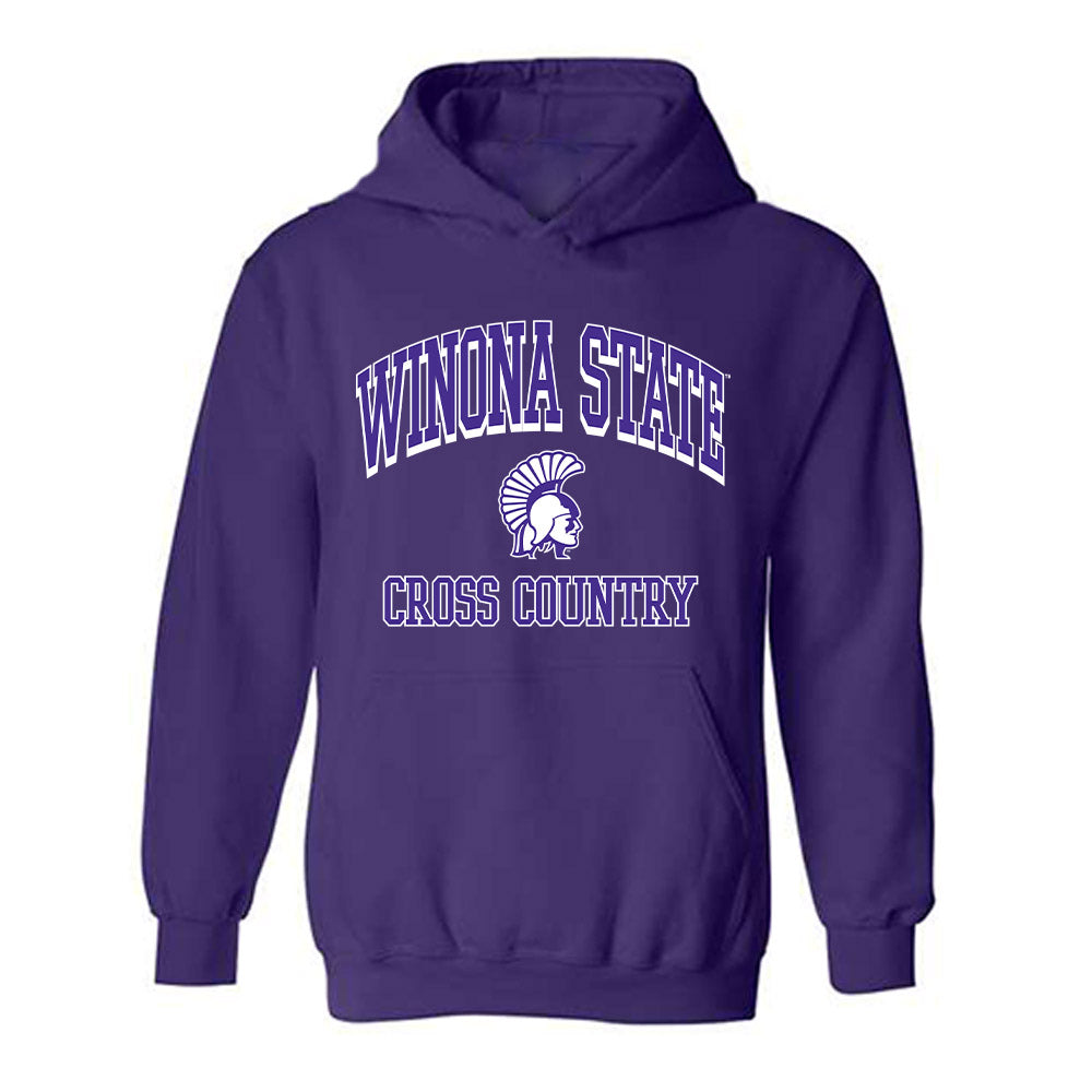 Winona - NCAA Men's Cross Country : Wyatt Harmoning - Classic Shersey Hooded Sweatshirt-0