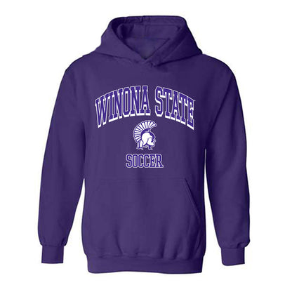 Winona - NCAA Women's Soccer : Anna Lundeen - Classic Shersey Hooded Sweatshirt-0