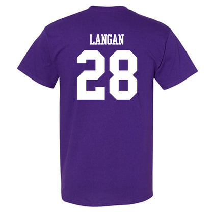 Winona - NCAA Baseball : John Langan - Classic Shersey T-Shirt-1