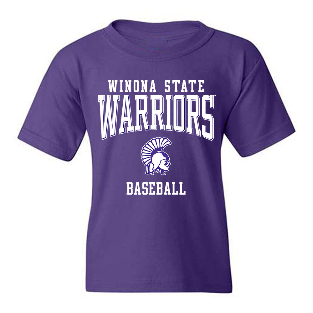 Winona - NCAA Baseball : John Langan - Classic Shersey Youth T-Shirt-0