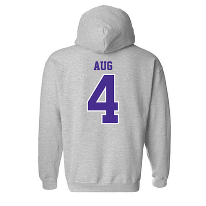 Winona - NCAA Baseball : Max Aug - Classic Shersey Hooded Sweatshirt-1