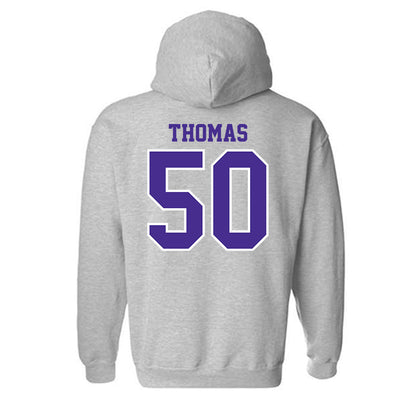 Winona - NCAA Football : Taiden Thomas - Classic Shersey Hooded Sweatshirt-1