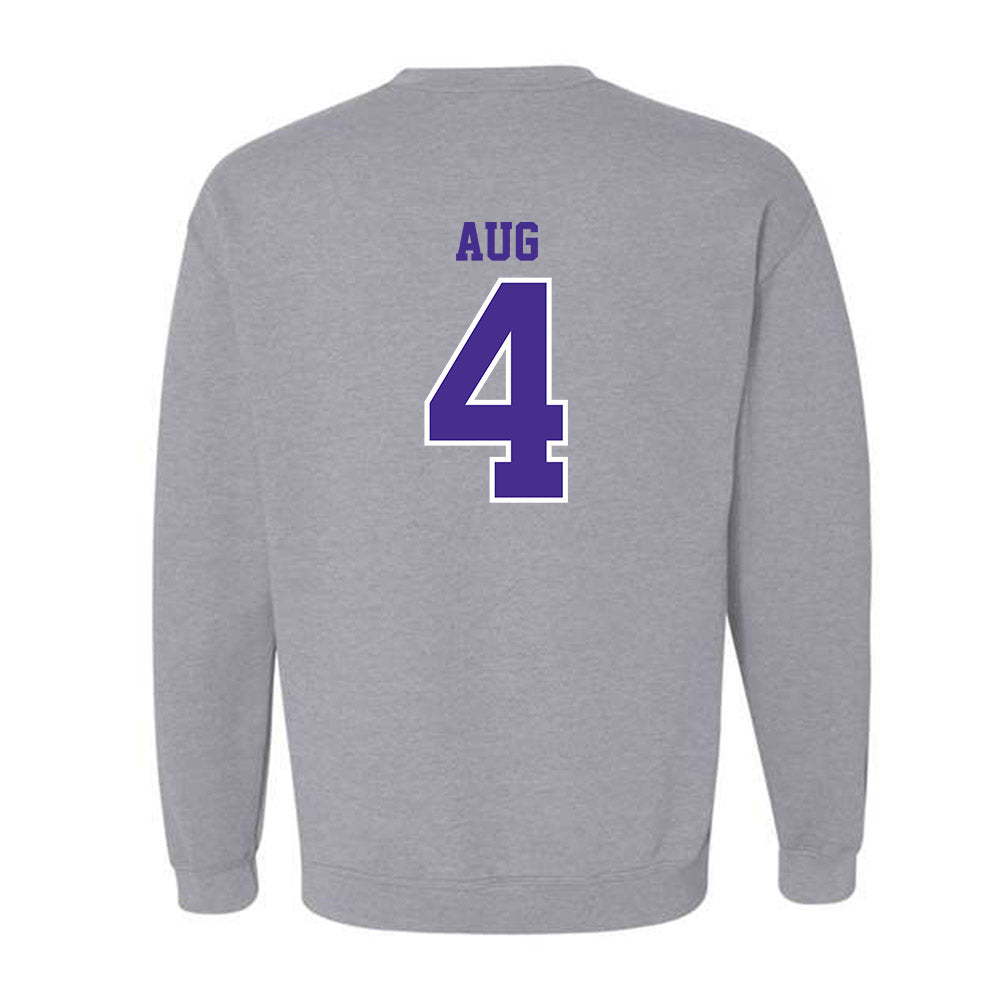 Winona - NCAA Baseball : Max Aug - Classic Shersey Crewneck Sweatshirt-1