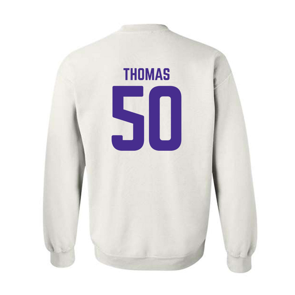 Winona - NCAA Football : Taiden Thomas - Classic Shersey Crewneck Sweatshirt-1