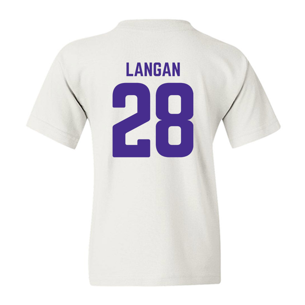 Winona - NCAA Baseball : John Langan - Classic Shersey Youth T-Shirt-1