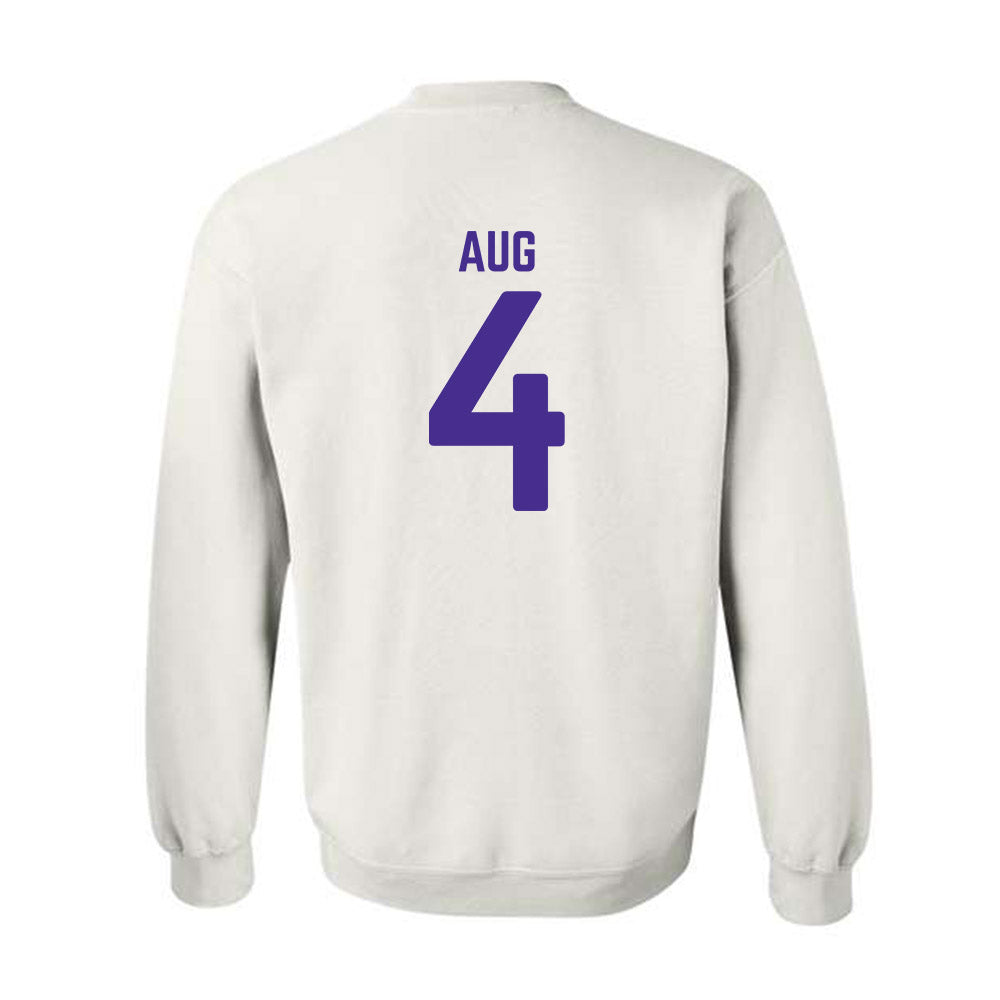 Winona - NCAA Baseball : Max Aug - Classic Shersey Crewneck Sweatshirt-1
