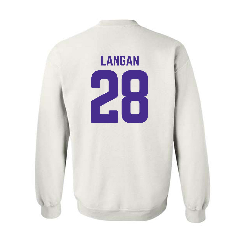 Winona - NCAA Baseball : John Langan - Classic Shersey Crewneck Sweatshirt-1