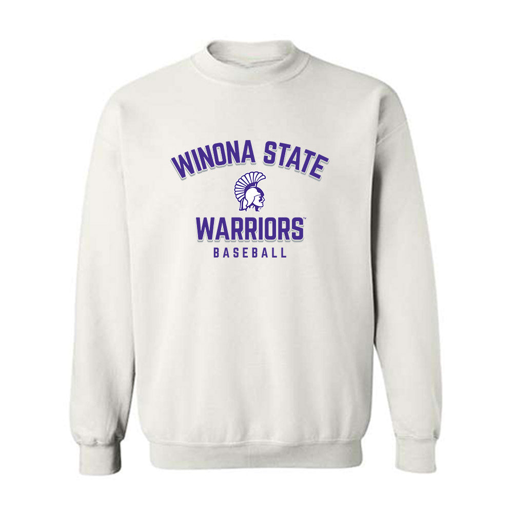 Winona - NCAA Baseball : Max Aug - Classic Shersey Crewneck Sweatshirt-0