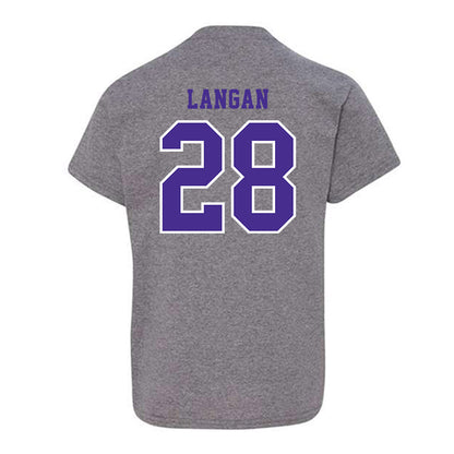 Winona - NCAA Baseball : John Langan - Classic Shersey Youth T-Shirt-1