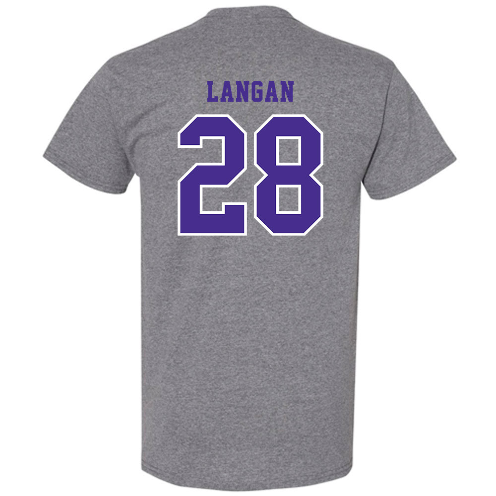 Winona - NCAA Baseball : John Langan - Classic Shersey T-Shirt-1