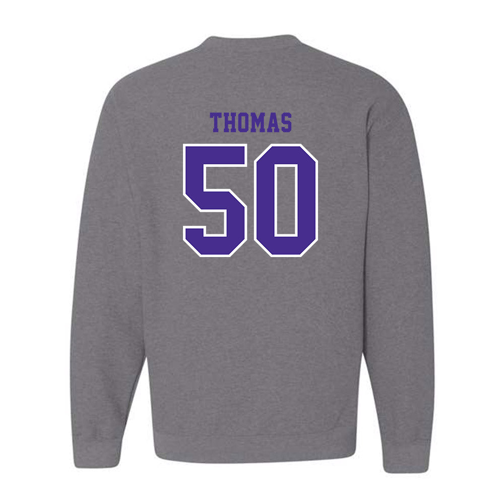 Winona - NCAA Football : Taiden Thomas - Classic Shersey Crewneck Sweatshirt-1