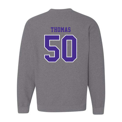 Winona - NCAA Football : Taiden Thomas - Classic Shersey Crewneck Sweatshirt-1