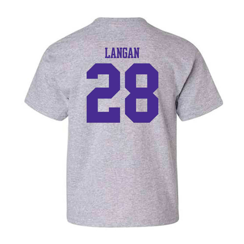 Winona - NCAA Baseball : John Langan - Classic Shersey Youth T-Shirt-1