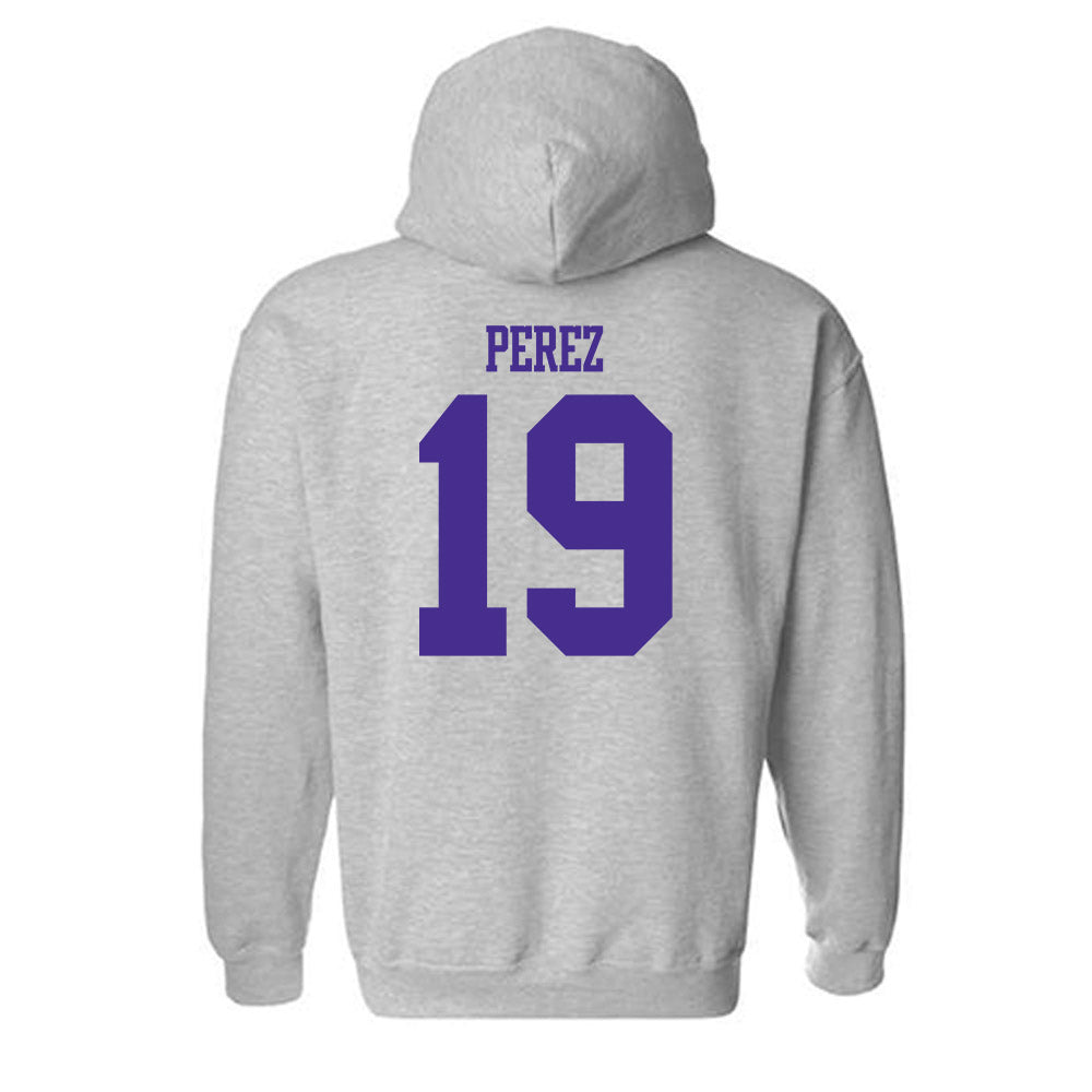 Winona - NCAA Women's Soccer : Sam Perez - Classic Shersey Hooded Sweatshirt-1