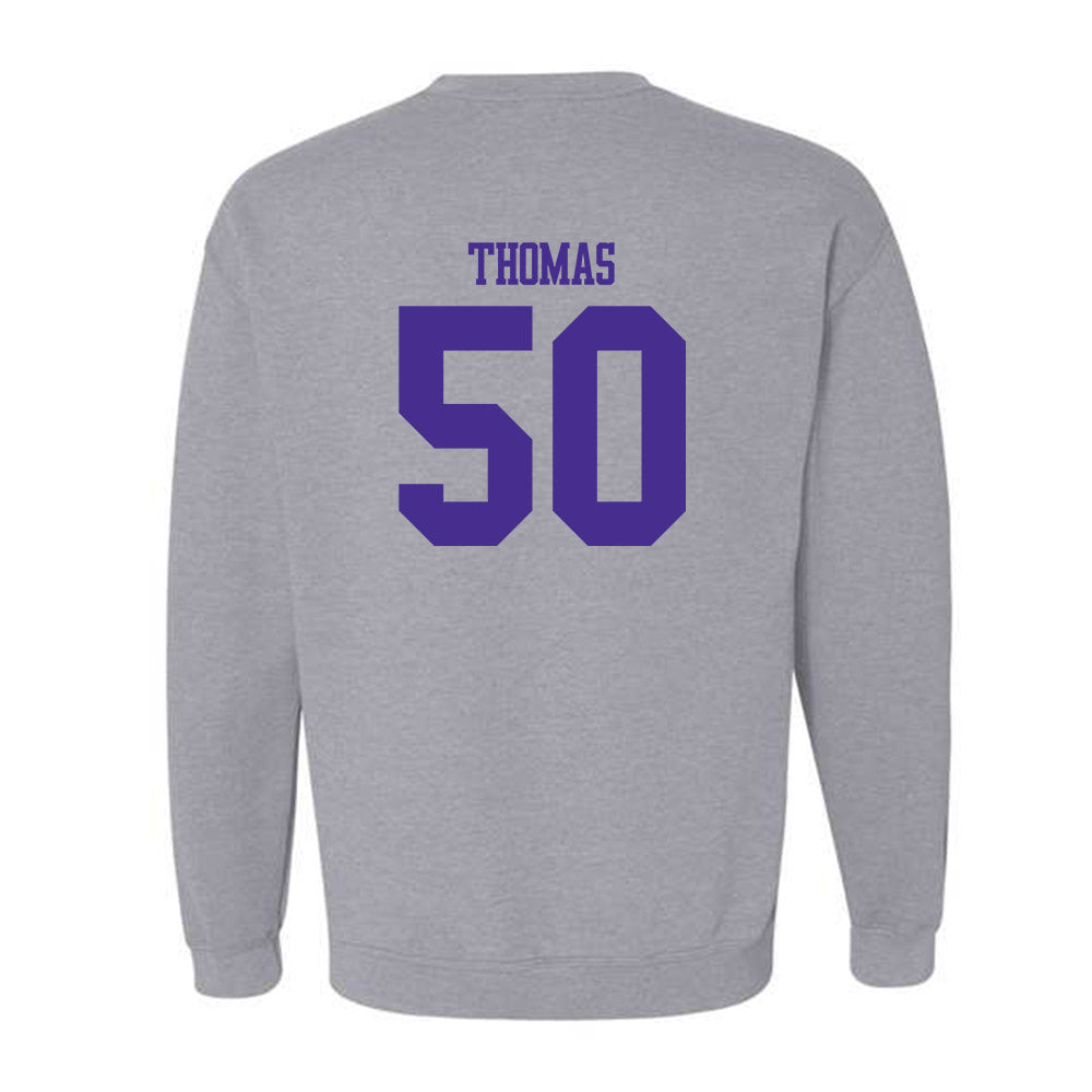 Winona - NCAA Football : Taiden Thomas - Classic Shersey Crewneck Sweatshirt-1