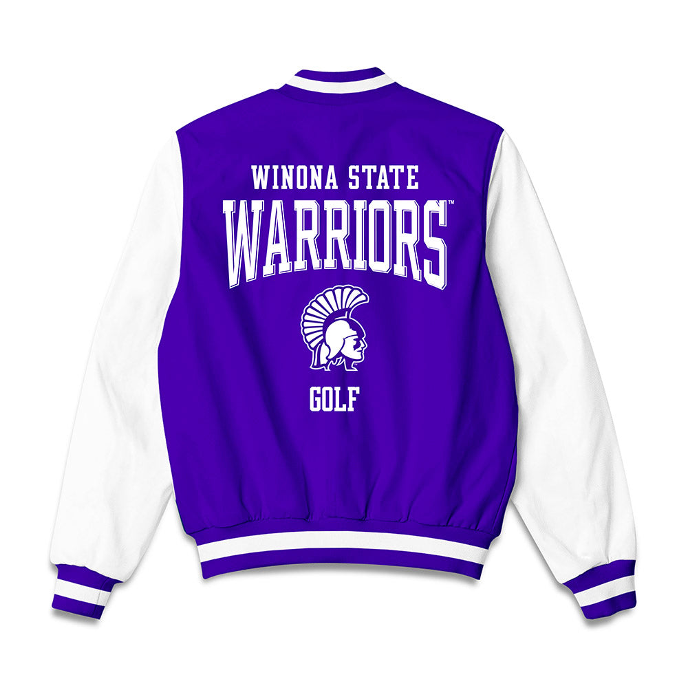 Winona - NCAA Men's Golf : Jack Rubo - Bomber Jacket-1