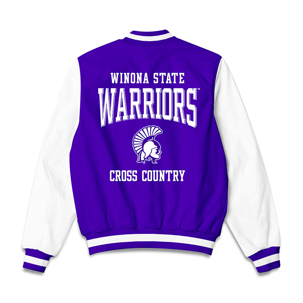 Winona - NCAA Men's Cross Country : Wyatt Harmoning - Bomber Jacket-1