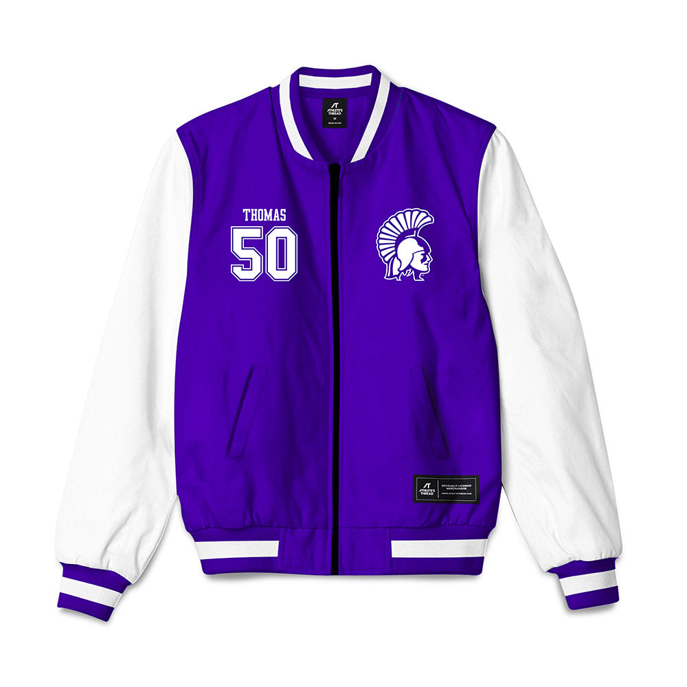 Winona - NCAA Football : Taiden Thomas - Bomber Jacket-0