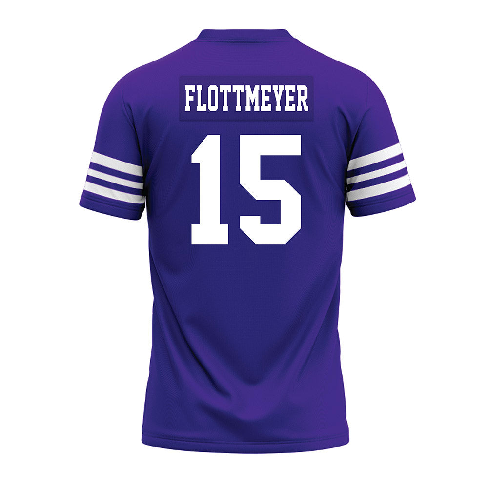 Winona - NCAA Football : Jackson Flottmeyer - Purple Premium Football Jersey-1