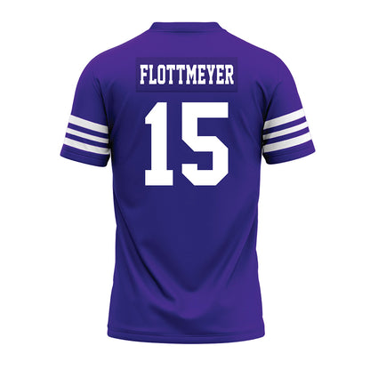 Winona - NCAA Football : Jackson Flottmeyer - Purple Premium Football Jersey-1