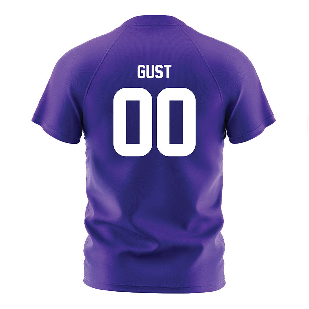 Winona - NCAA Women's Soccer : Makadyn Gust - Purple Soccer Jersey-1