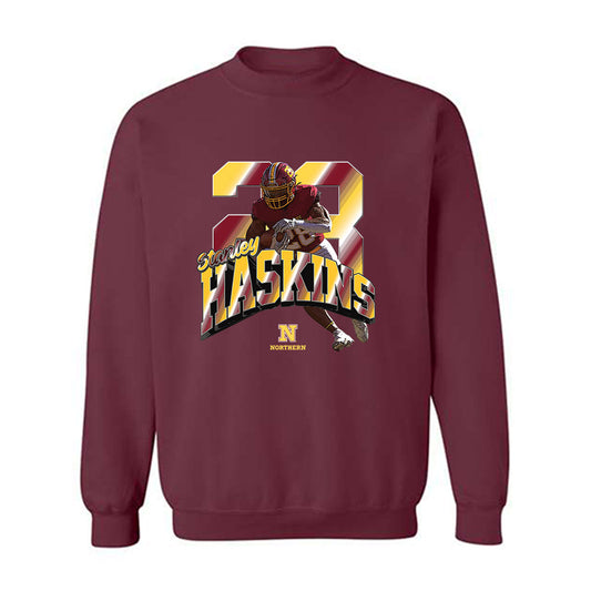 NSU - NCAA Football : Stanley Haskins - Player Collage Crewneck Sweatshirt