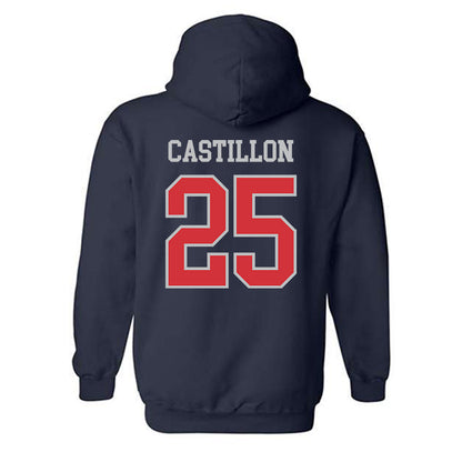 SMC - NCAA Women's Volleyball : Abby Castillon - Classic Shersey Hooded Sweatshirt-1