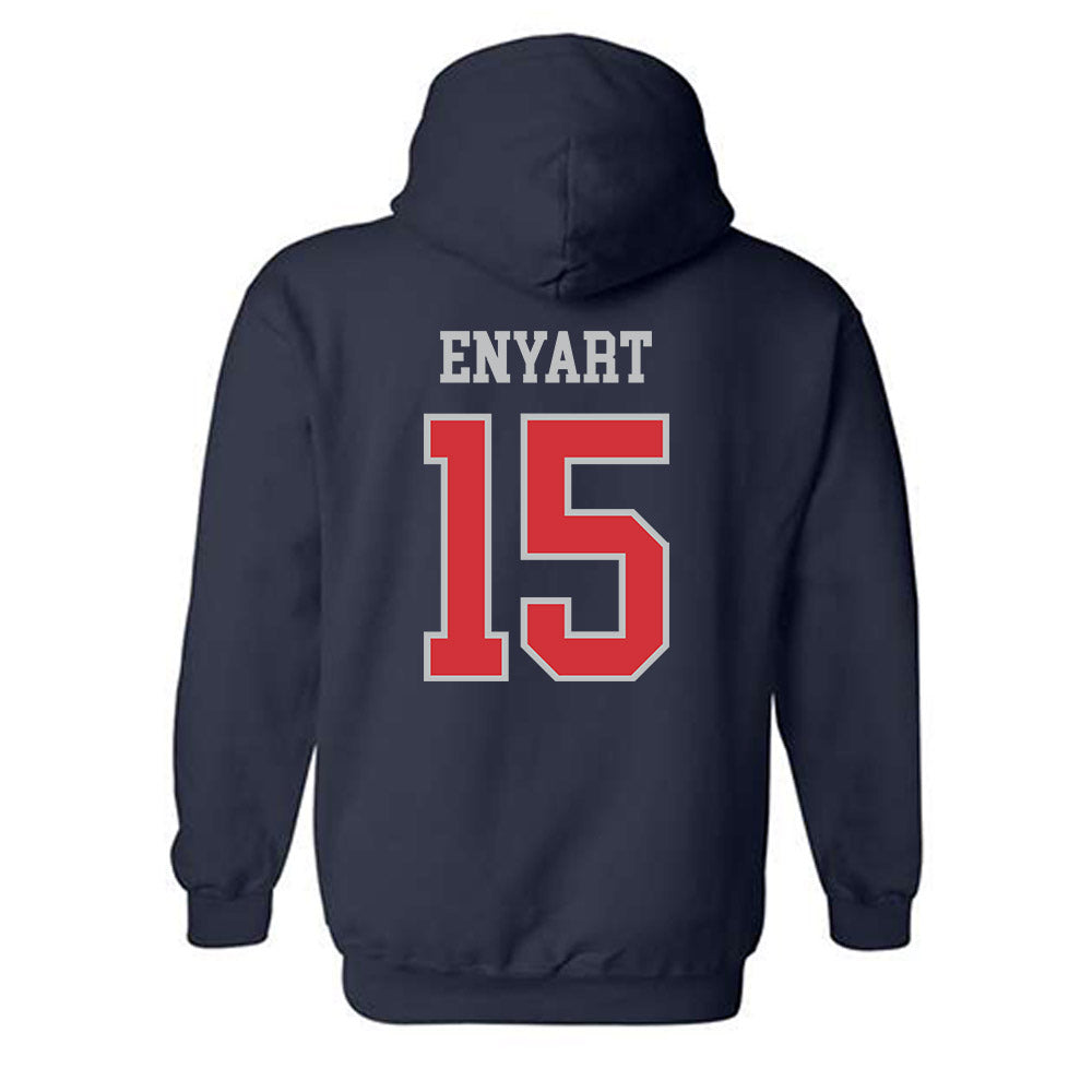 SMC - NCAA Baseball : Adam Enyart - Classic Shersey Hooded Sweatshirt-1