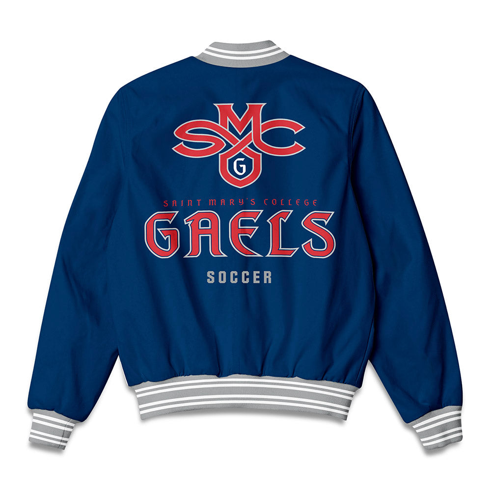 SMC - NCAA Women's Soccer : Taylor Farnum - Bomber Jacket-1