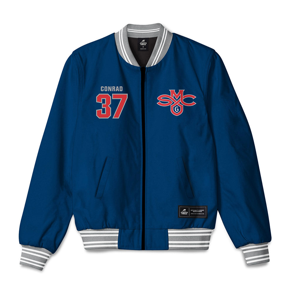 SMC - NCAA Baseball : Blake Conrad - Bomber Jacket-0