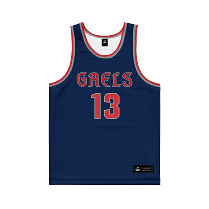 SMC - NCAA Women's Basketball : Malia Latu - Blue Basketball Jersey-0