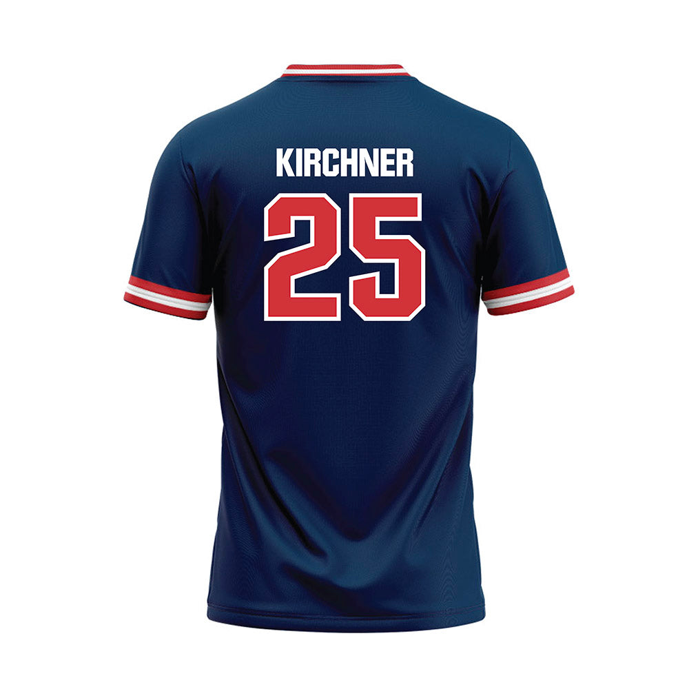 SMC - NCAA Softball : Claudia Kirchner - Blue Baseball Jersey-1