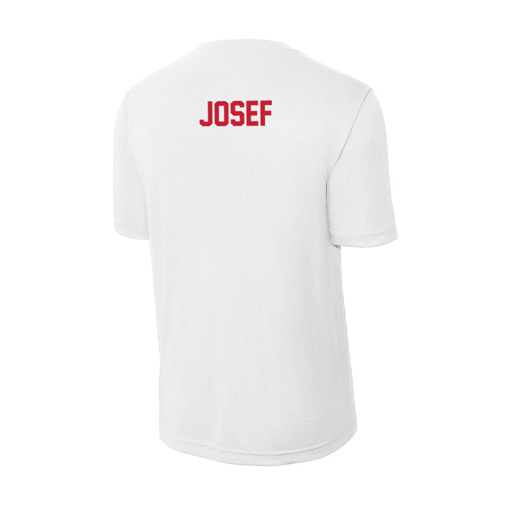 Ferris State - NCAA Men's Track & Field : Hayden Josef - Activewear T-Shirt-1