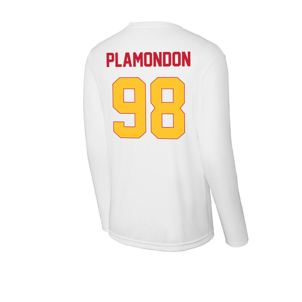 Ferris State - NCAA Football : Jake Plamondon - Activewear Long Sleeve T-Shirt-1