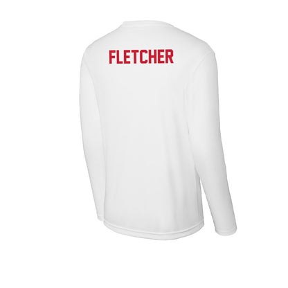 Ferris State - NCAA Men's Track & Field : Aiden Fletcher - Activewear Long Sleeve T-Shirt-1