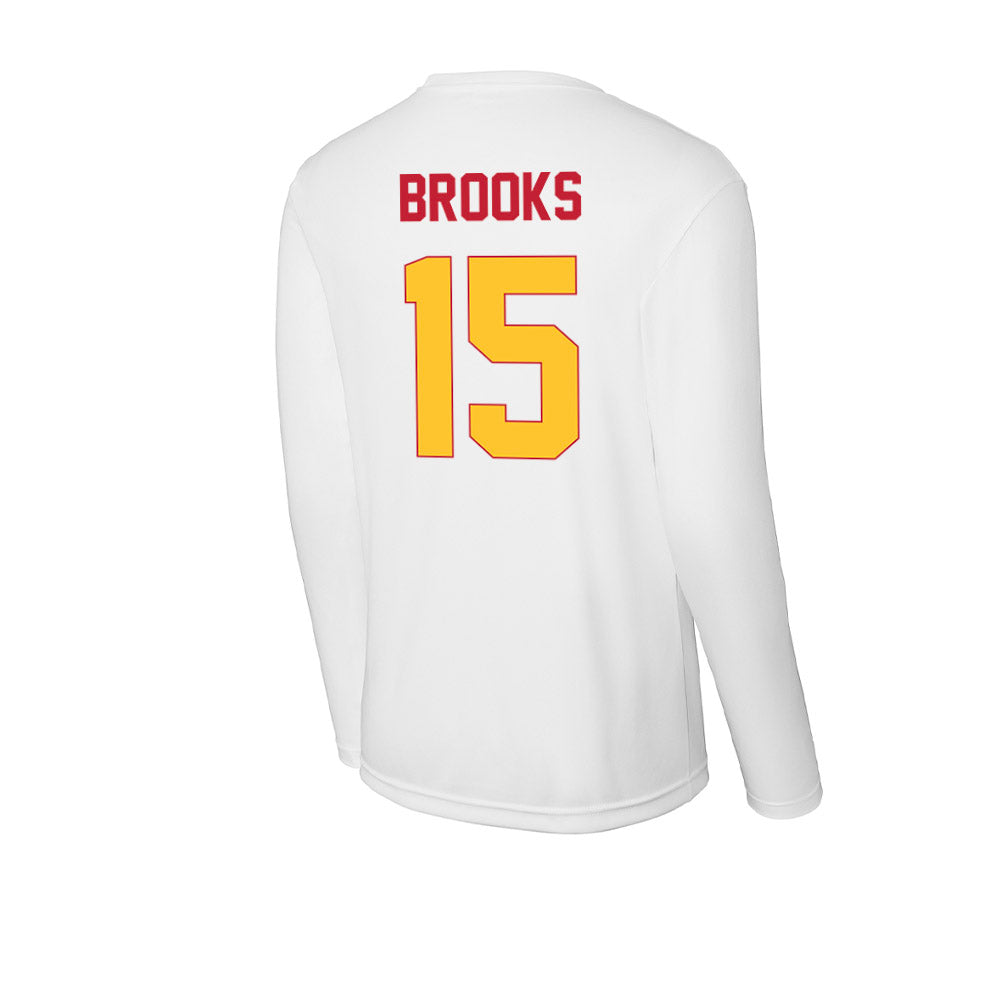 Ferris State - NCAA Men's Basketball : Jorden Brooks - Activewear Long Sleeve T-Shirt-1