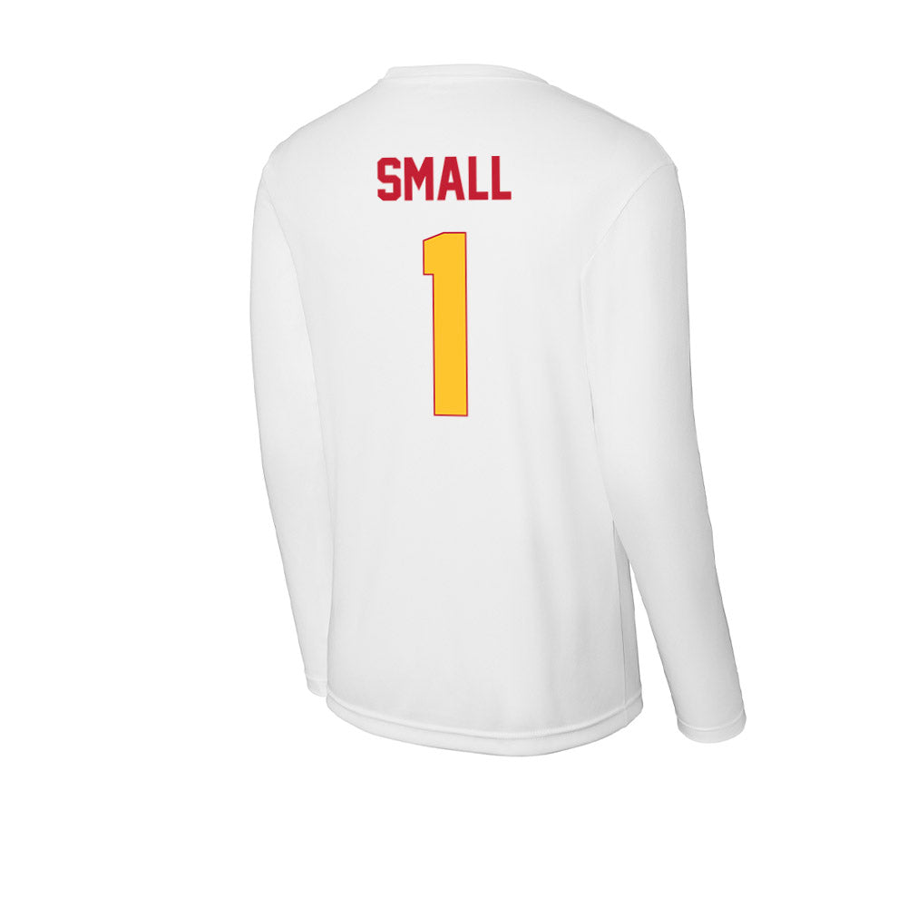 Ferris State - NCAA Football : Deion Small - Activewear Long Sleeve T-Shirt-1