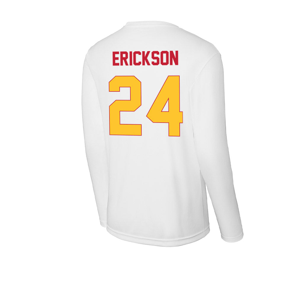 Ferris State - NCAA Women's Basketball : Claire Erickson - Activewear Long Sleeve T-Shirt-1