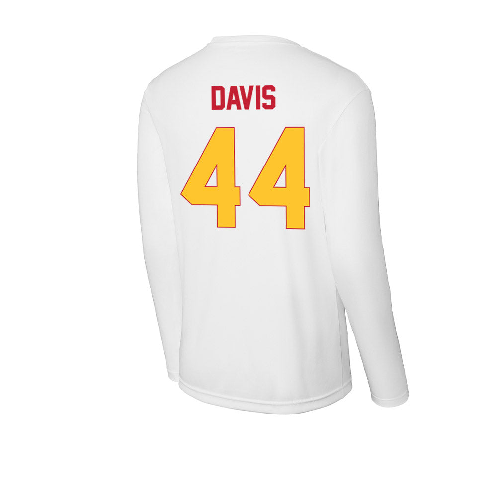 Ferris State - NCAA Football : Kailib Davis - Activewear Long Sleeve T-Shirt-1