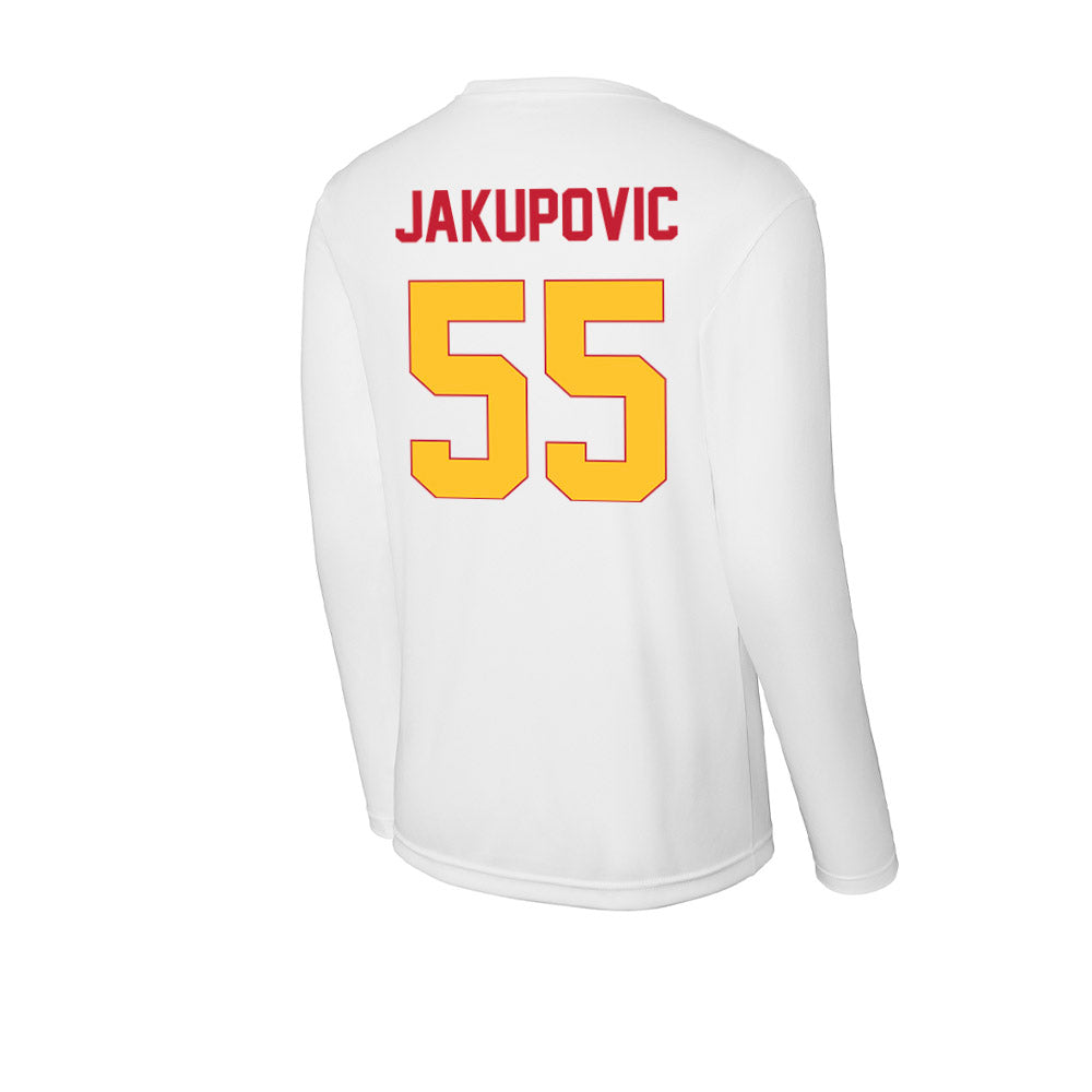 Ferris State - NCAA Football : Elmir Jakupovic - Activewear Long Sleeve T-Shirt-1