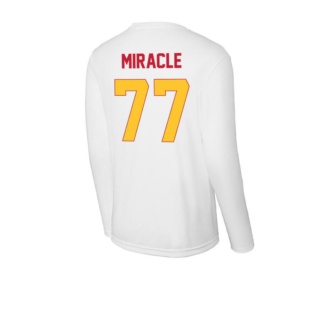 Ferris State - NCAA Football : Travis Miracle - Activewear Long Sleeve T-Shirt-1