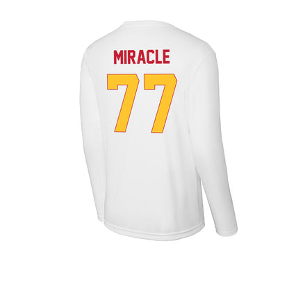 Ferris State - NCAA Football : Travis Miracle - Activewear Long Sleeve T-Shirt-1