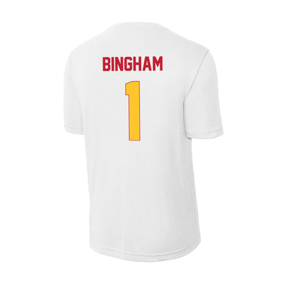 Ferris State - NCAA Men's Basketball : Mykel Bingham - Activewear T-Shirt-1