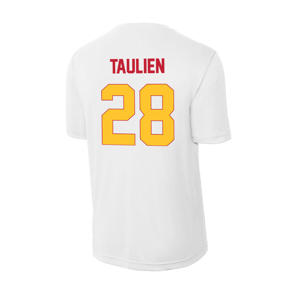 Ferris State - NCAA Men's Ice Hockey : Trevor Taulien - Activewear T-Shirt-1