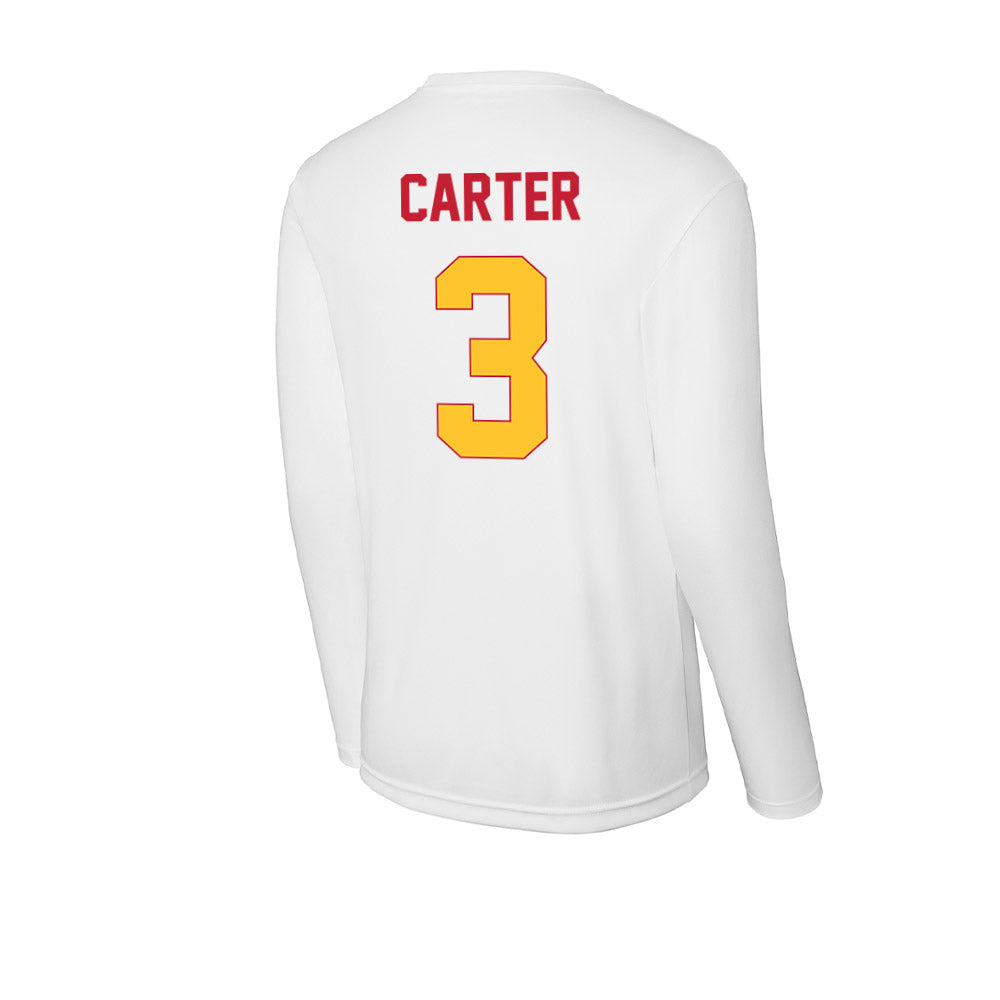 Ferris State - NCAA Football : Chase Carter - Activewear Long Sleeve T-Shirt-1
