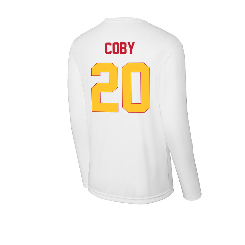 Ferris State - NCAA Football : James Coby - Activewear Long Sleeve T-Shirt-1